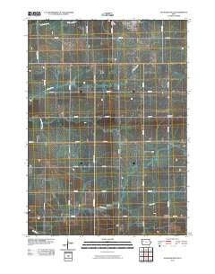 Schaller South Iowa Historical topographic map, 1:24000 scale, 7.5 X 7.5 Minute, Year 2010