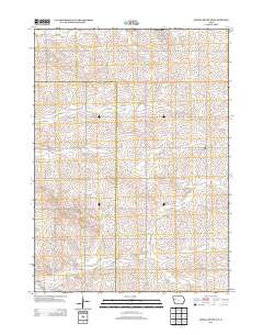 Schaller South Iowa Historical topographic map, 1:24000 scale, 7.5 X 7.5 Minute, Year 2013