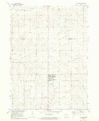 Schleswig Iowa Historical topographic map, 1:24000 scale, 7.5 X 7.5 Minute, Year 1971