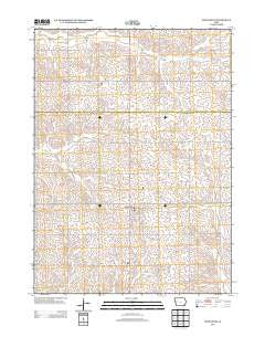 Schleswig Iowa Historical topographic map, 1:24000 scale, 7.5 X 7.5 Minute, Year 2013