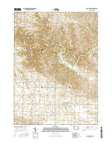 Scotch Grove Iowa Current topographic map, 1:24000 scale, 7.5 X 7.5 Minute, Year 2015