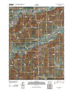 Scotch Ridge Iowa Historical topographic map, 1:24000 scale, 7.5 X 7.5 Minute, Year 2010
