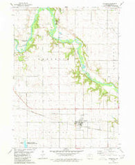 Scranton Iowa Historical topographic map, 1:24000 scale, 7.5 X 7.5 Minute, Year 1980
