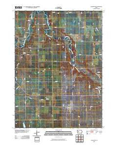 Scranton Iowa Historical topographic map, 1:24000 scale, 7.5 X 7.5 Minute, Year 2010