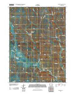 Searsboro Iowa Historical topographic map, 1:24000 scale, 7.5 X 7.5 Minute, Year 2010