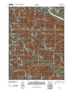 Selma Iowa Historical topographic map, 1:24000 scale, 7.5 X 7.5 Minute, Year 2010