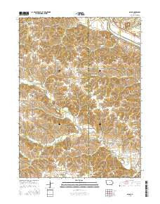 Selma Iowa Current topographic map, 1:24000 scale, 7.5 X 7.5 Minute, Year 2015