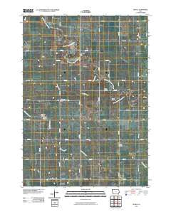 Seneca Iowa Historical topographic map, 1:24000 scale, 7.5 X 7.5 Minute, Year 2010