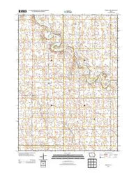 Seneca Iowa Historical topographic map, 1:24000 scale, 7.5 X 7.5 Minute, Year 2013