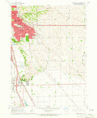 Sergeant Bluff Iowa Historical topographic map, 1:24000 scale, 7.5 X 7.5 Minute, Year 1964