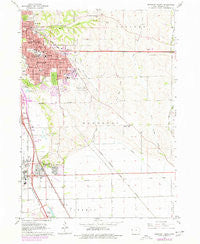 Sergeant Bluff Iowa Historical topographic map, 1:24000 scale, 7.5 X 7.5 Minute, Year 1964