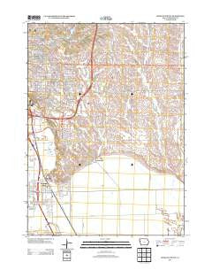 Sergeant Bluff Iowa Historical topographic map, 1:24000 scale, 7.5 X 7.5 Minute, Year 2013
