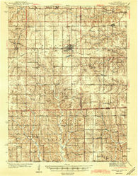 Seymour Iowa Historical topographic map, 1:62500 scale, 15 X 15 Minute, Year 1944
