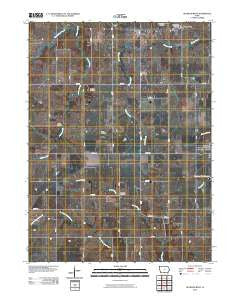Seymour West Iowa Historical topographic map, 1:24000 scale, 7.5 X 7.5 Minute, Year 2010