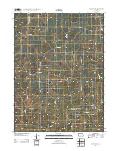 Shannon City Iowa Historical topographic map, 1:24000 scale, 7.5 X 7.5 Minute, Year 2013