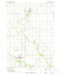 Sheffield Iowa Historical topographic map, 1:24000 scale, 7.5 X 7.5 Minute, Year 1972