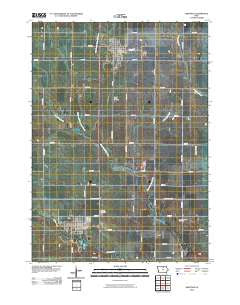 Sheffield Iowa Historical topographic map, 1:24000 scale, 7.5 X 7.5 Minute, Year 2010