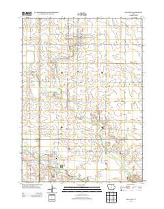 Sheffield Iowa Historical topographic map, 1:24000 scale, 7.5 X 7.5 Minute, Year 2013