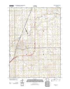 Sheldon Iowa Historical topographic map, 1:24000 scale, 7.5 X 7.5 Minute, Year 2013