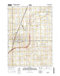 Sheldon Iowa Current topographic map, 1:24000 scale, 7.5 X 7.5 Minute, Year 2015