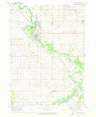 Shell Rock Iowa Historical topographic map, 1:24000 scale, 7.5 X 7.5 Minute, Year 1971