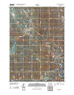 Shell Rock Iowa Historical topographic map, 1:24000 scale, 7.5 X 7.5 Minute, Year 2010