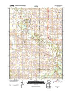 Shell Rock Iowa Historical topographic map, 1:24000 scale, 7.5 X 7.5 Minute, Year 2013