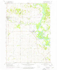 Shellsburg Iowa Historical topographic map, 1:24000 scale, 7.5 X 7.5 Minute, Year 1968