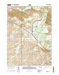Shellsburg Iowa Current topographic map, 1:24000 scale, 7.5 X 7.5 Minute, Year 2015