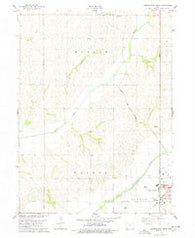 Shenandoah West Iowa Historical topographic map, 1:24000 scale, 7.5 X 7.5 Minute, Year 1978
