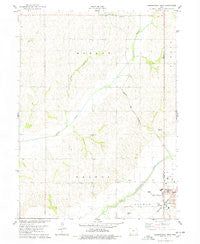 Shenandoah West Iowa Historical topographic map, 1:24000 scale, 7.5 X 7.5 Minute, Year 1978