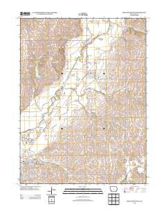 Shenandoah East Iowa Historical topographic map, 1:24000 scale, 7.5 X 7.5 Minute, Year 2013