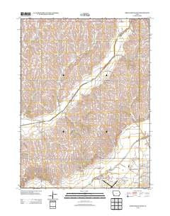 Shenandoah West Iowa Historical topographic map, 1:24000 scale, 7.5 X 7.5 Minute, Year 2013