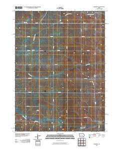 Sheridan Iowa Historical topographic map, 1:24000 scale, 7.5 X 7.5 Minute, Year 2010
