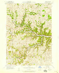 Sherrill Iowa Historical topographic map, 1:24000 scale, 7.5 X 7.5 Minute, Year 1956