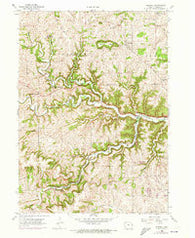 Sherrill Iowa Historical topographic map, 1:24000 scale, 7.5 X 7.5 Minute, Year 1956