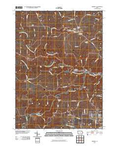 Sherrill Iowa Historical topographic map, 1:24000 scale, 7.5 X 7.5 Minute, Year 2010