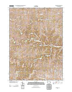 Sherrill Iowa Historical topographic map, 1:24000 scale, 7.5 X 7.5 Minute, Year 2013