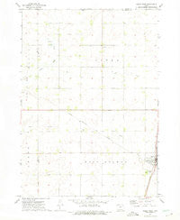 Sibley West Iowa Historical topographic map, 1:24000 scale, 7.5 X 7.5 Minute, Year 1972