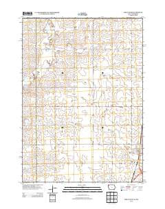 Sibley West Iowa Historical topographic map, 1:24000 scale, 7.5 X 7.5 Minute, Year 2013