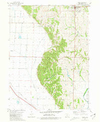 Sidney Iowa Historical topographic map, 1:24000 scale, 7.5 X 7.5 Minute, Year 1981