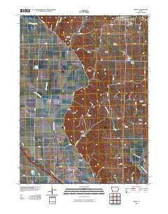 Sidney Iowa Historical topographic map, 1:24000 scale, 7.5 X 7.5 Minute, Year 2010