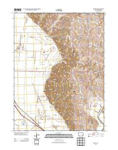 Sidney Iowa Historical topographic map, 1:24000 scale, 7.5 X 7.5 Minute, Year 2013
