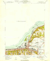 Silvis Illinois Historical topographic map, 1:24000 scale, 7.5 X 7.5 Minute, Year 1949