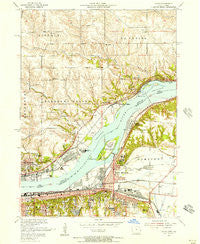 Silvis Illinois Historical topographic map, 1:24000 scale, 7.5 X 7.5 Minute, Year 1953