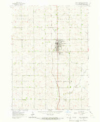 Sioux Center Iowa Historical topographic map, 1:24000 scale, 7.5 X 7.5 Minute, Year 1964