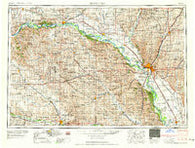 Sioux City Iowa Historical topographic map, 1:250000 scale, 1 X 2 Degree, Year 1959