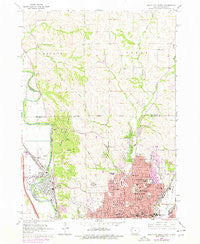 Sioux City North Iowa Historical topographic map, 1:24000 scale, 7.5 X 7.5 Minute, Year 1963