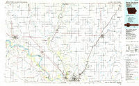 Sioux City North Iowa Historical topographic map, 1:100000 scale, 30 X 60 Minute, Year 1986