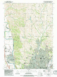 Sioux City North Iowa Historical topographic map, 1:24000 scale, 7.5 X 7.5 Minute, Year 1994